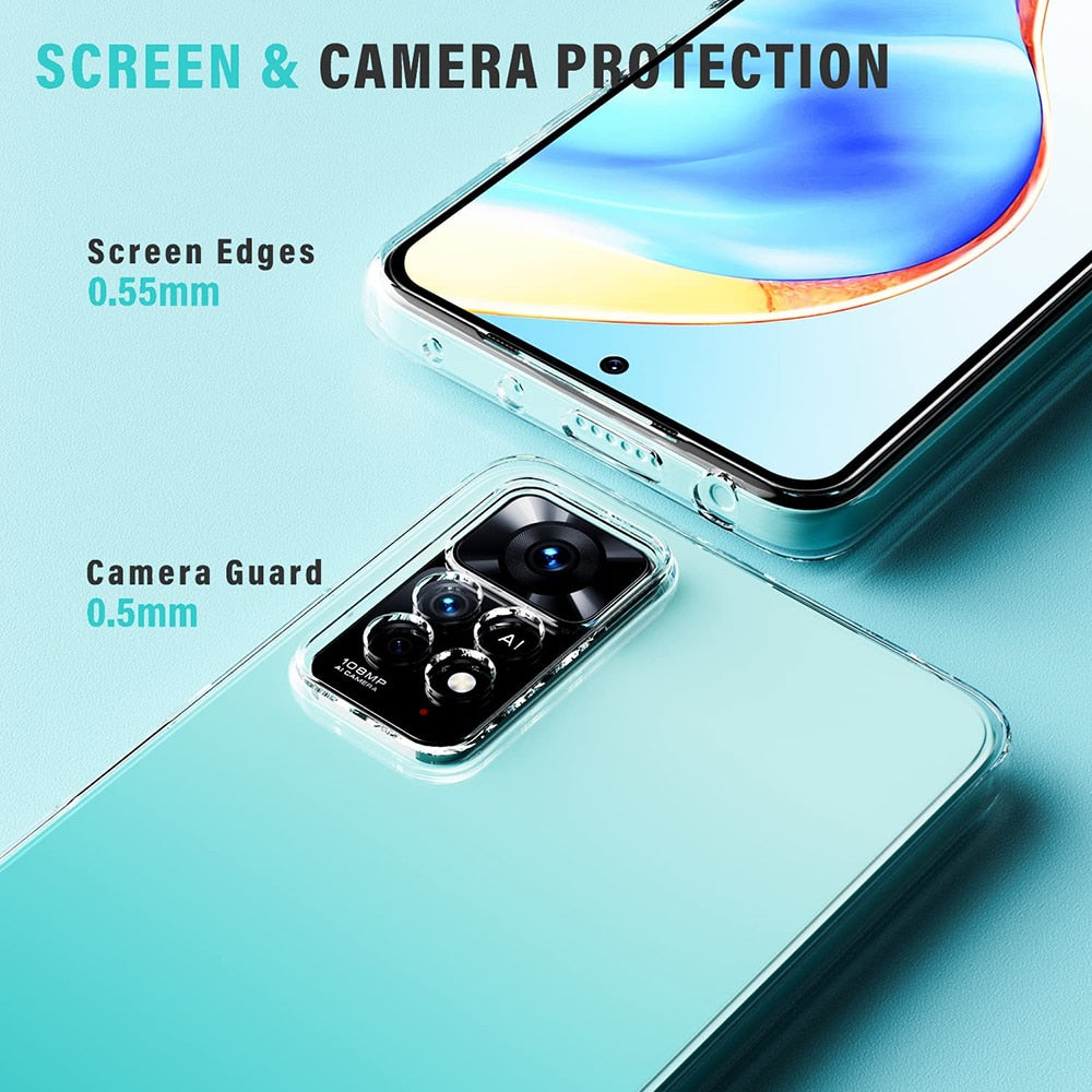 Deksel til Xiaomi Redmi Note 11 10 9 Pro 11S 11T 10S 10T 9S 9T Ultra Thin deksel For Redmi K50 K40 K30 Pro