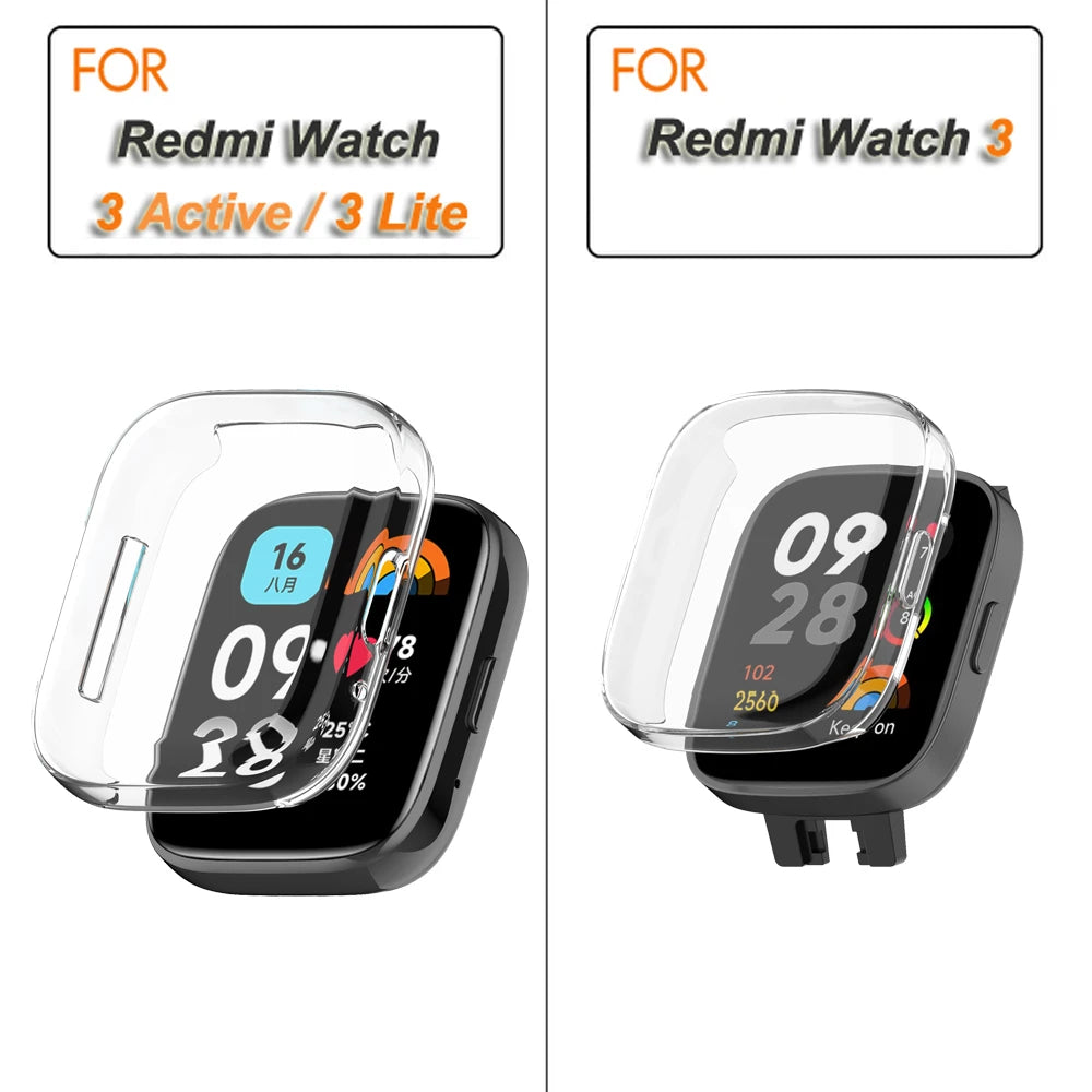 Deksel til Xiaomi Redmi Watch 3 / Active / Lite heldekkende beskyttelsesdeksel
