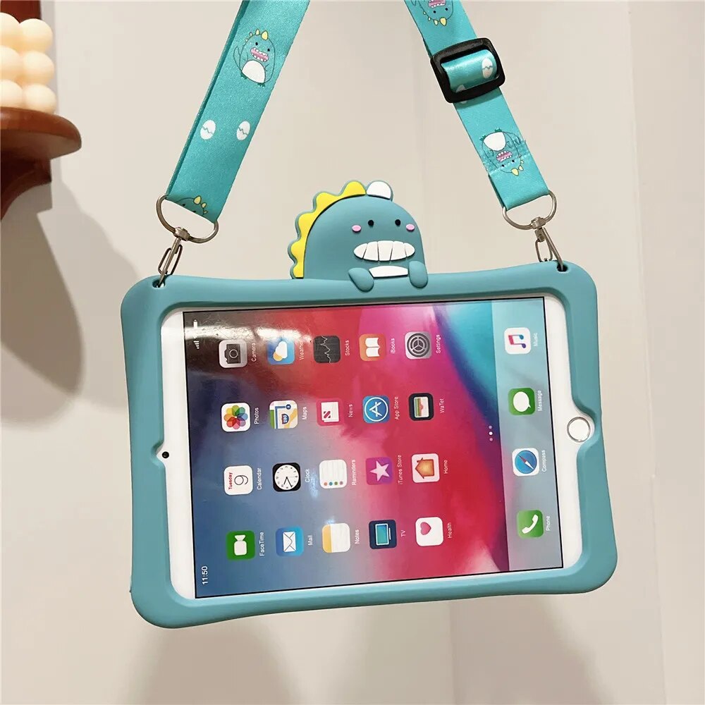 Deksel til iPad 7th 8th 9th 10.2 10 10th Gen deksel 360 Rotation Stand deksel For IPad Air 2 3 4 5 10.9 2022 Mini 6 Pro 9.7 11 Kids deksel