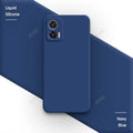 Deksel til Motorola Edge 30 Edge30 Neo 30Neo 5G 6.28" XT2245-1 Lens Protection Simple Square Liquid Silicone Soft Back Cover