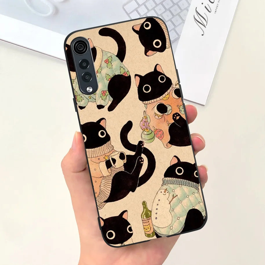 Deksel til LG Velvet 5G Case LM-G900N Fundas Soft Silicone Matte Phone Cover For LG Velvet LMG910EMW Back Case Coque on LGVelvet Bumper