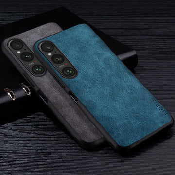Deksel til Sony Xperia 1 10 5 III IV V II Pro-I ACE 2 III XZ3 XZ4 Case Vintage Soft Silicone Tpu Cover
