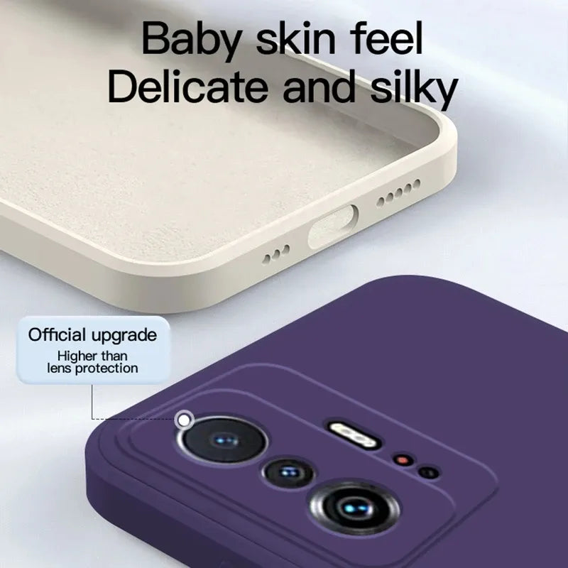 Deksel til Xiaomi Mi 11 Mi11 T 11t Mi11t Pro Ultra Lite 5g Soft deksel for Xiaomi 11t Pro baksidedeksel