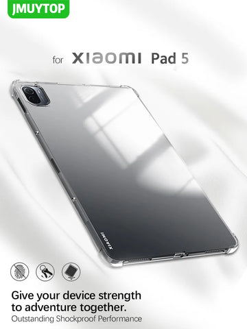 Deksel til XiaoMi Pad 5 Pro case clear back cover for MiPad 5 Transparent Case Silicon Back Tablet Cover mi pad5 accessories