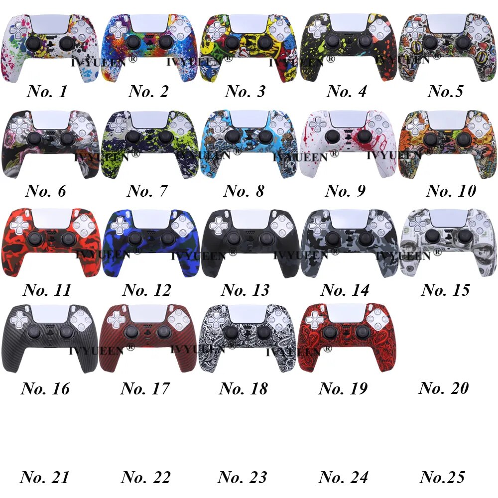Deksel til PlayStation 5 PS5 Controller Protection Skin for DualSense Gamepad Cover Grips