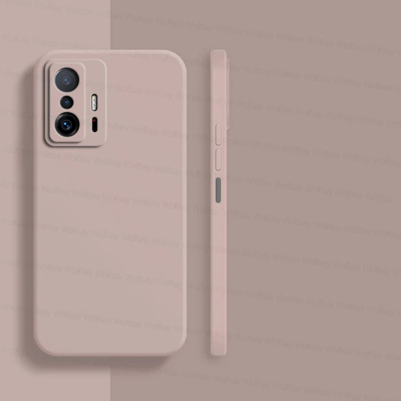 Deksel til Xiaomi 11T Pro deksel Xiaomi 11T 12T 13T Pro 5G deksel Shockproof Luxury Liquid Silicone TPU baksidedeksel Xiaomi 11T Pro