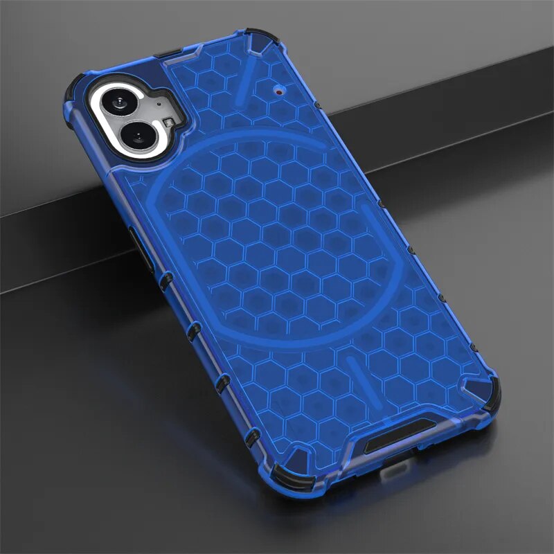 Deksel til Nothing Phone 1 Honeycomb Armor Clear Case For Nothing Phone 1 Case Cover For Nothing Phone 1