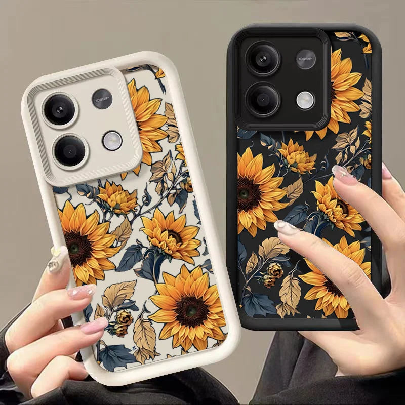 Deksel til Xiaomi Redmi Note 14 13 12 11 Pro Plus 4G 5G 12S 11S 10S 10 Redmi 13C 14C deksel Fundas