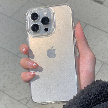 Deksel til Apple iPhone 16 15 14 13 12 11 Pro Max Plus Mini Silicone Soft Transparent Bumper Cover