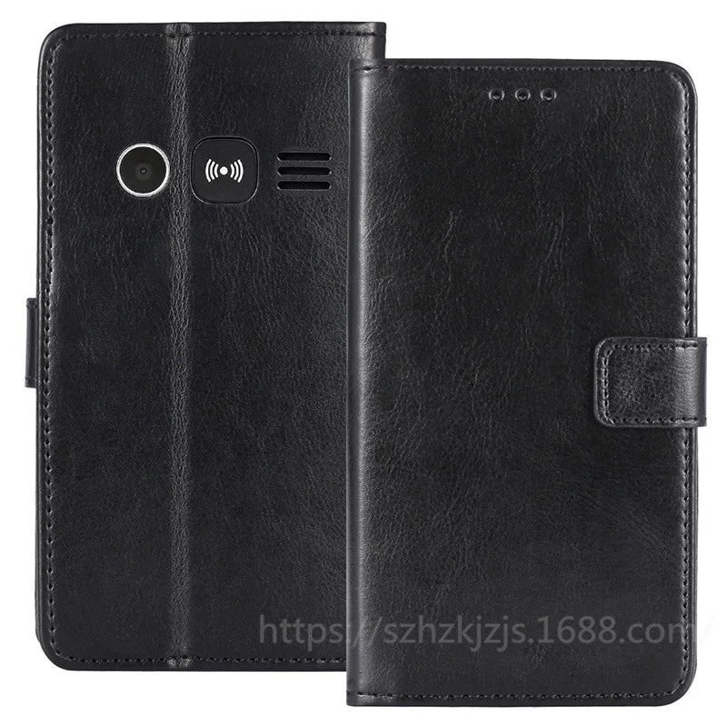 Deksel til Doro 1380/1381/1382 Case PU Leather Wallet Flip Case For Doro 1380/1381/1382 Cover Conque Fundas Phone Accessories