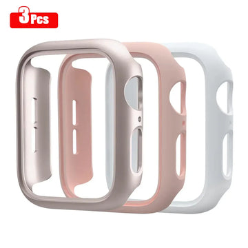 Deksel til Apple Watch Series 2-9 & SE (38-45mm) - Matt bumper-ramme