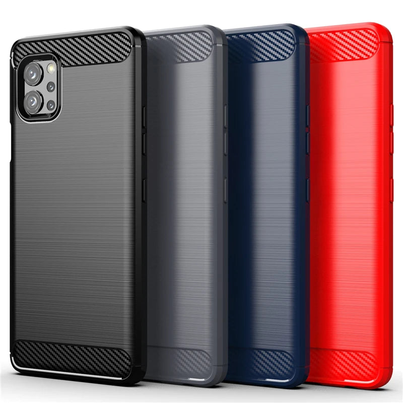 Deksel til LG Q92 Case Fundas Coque Back Shockproof Phone Case For LG K61 G8 K40S K41S K51S Q92 Cover Flex Bumper Durable Shell