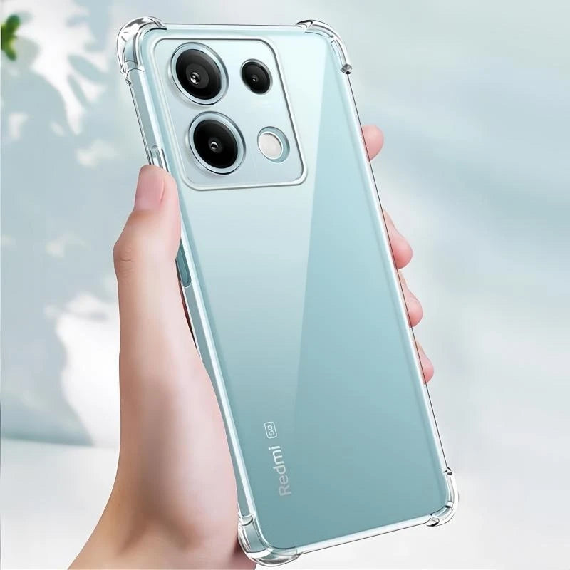 Deksel til Xiaomi Redmi Note 13 12 12S 12T 11 11T 11S 10 10S Pro Plus Pro+ 4G 5G Clear Soft Ultra Thin Shell