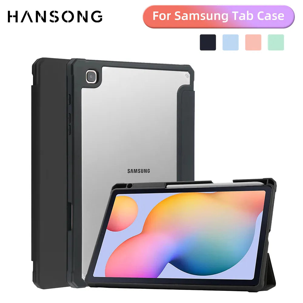Deksel til Samsung Tab SM-P610 P613 P615 P619 10.4 in With Auto Wake up / Sleep med Penneholder Nettbrettdeksel