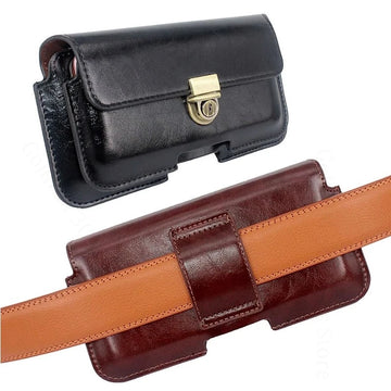 Deksel til Doro 8200 8110 5517 Holster Waist Bag Dual Layer Flip Case For Doro 8100 1380 5860 1372 7030 1360