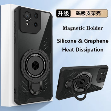 Deksel til ASUS ROG 9 8 7 6 Pro Graphene Heat Dissipation Case Magnetic Stand Shockproof Cover