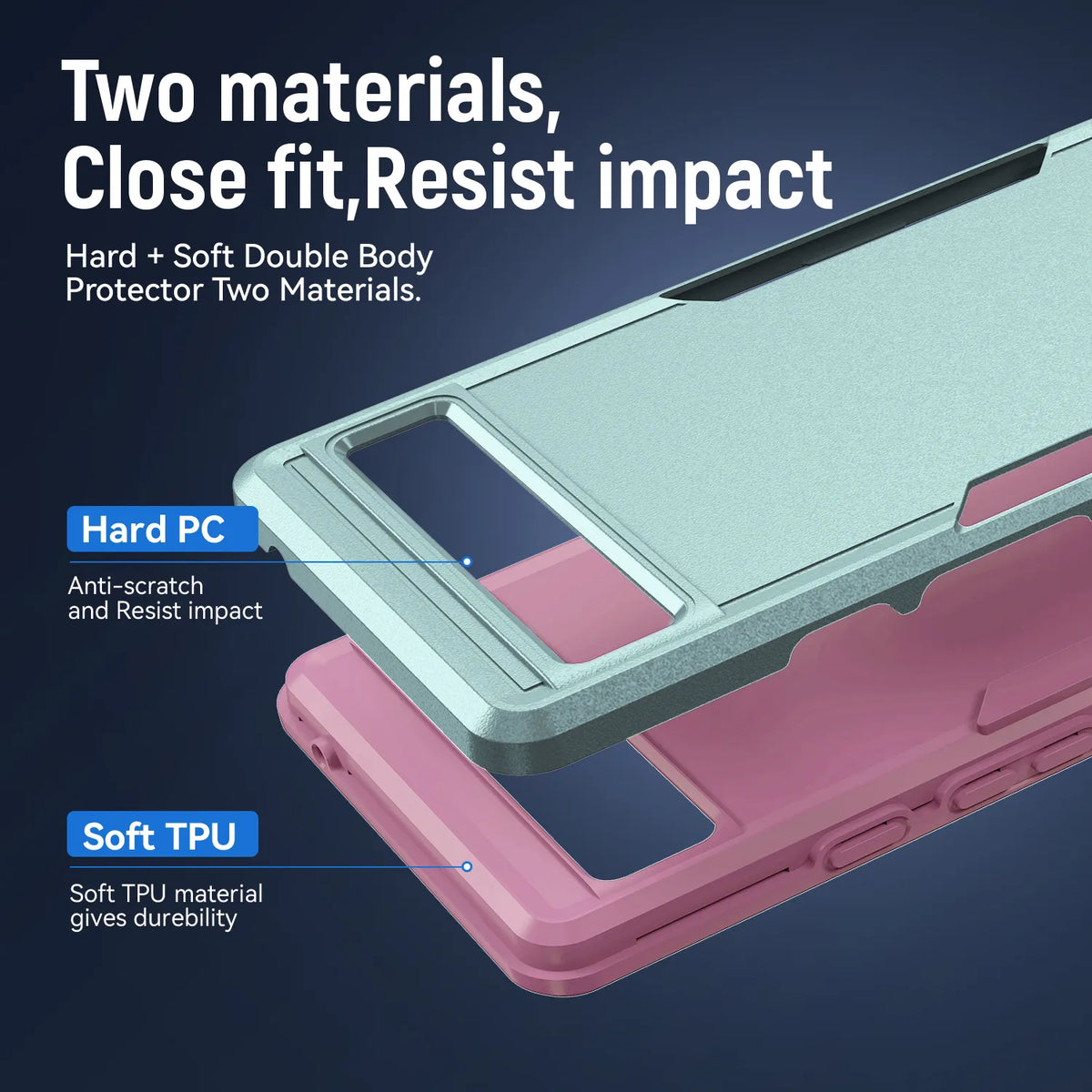 Deksel til Google Pixel 8 6A 7A 6 7 8 Pro Pixel8 Shockproof Hard Bag Cover Case for Google Pixel 6A Pixel7 Pixel6A Phone Accessories