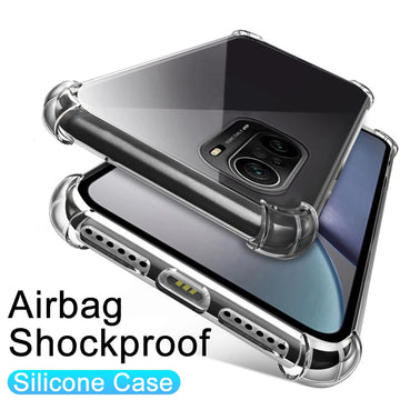 Deksel til Xiaomi Redmi Note 10 10S 7 8 9 9S  7A 8A 9A 9C Poco F3 X3 Pro Nfc Clear Cover Cases