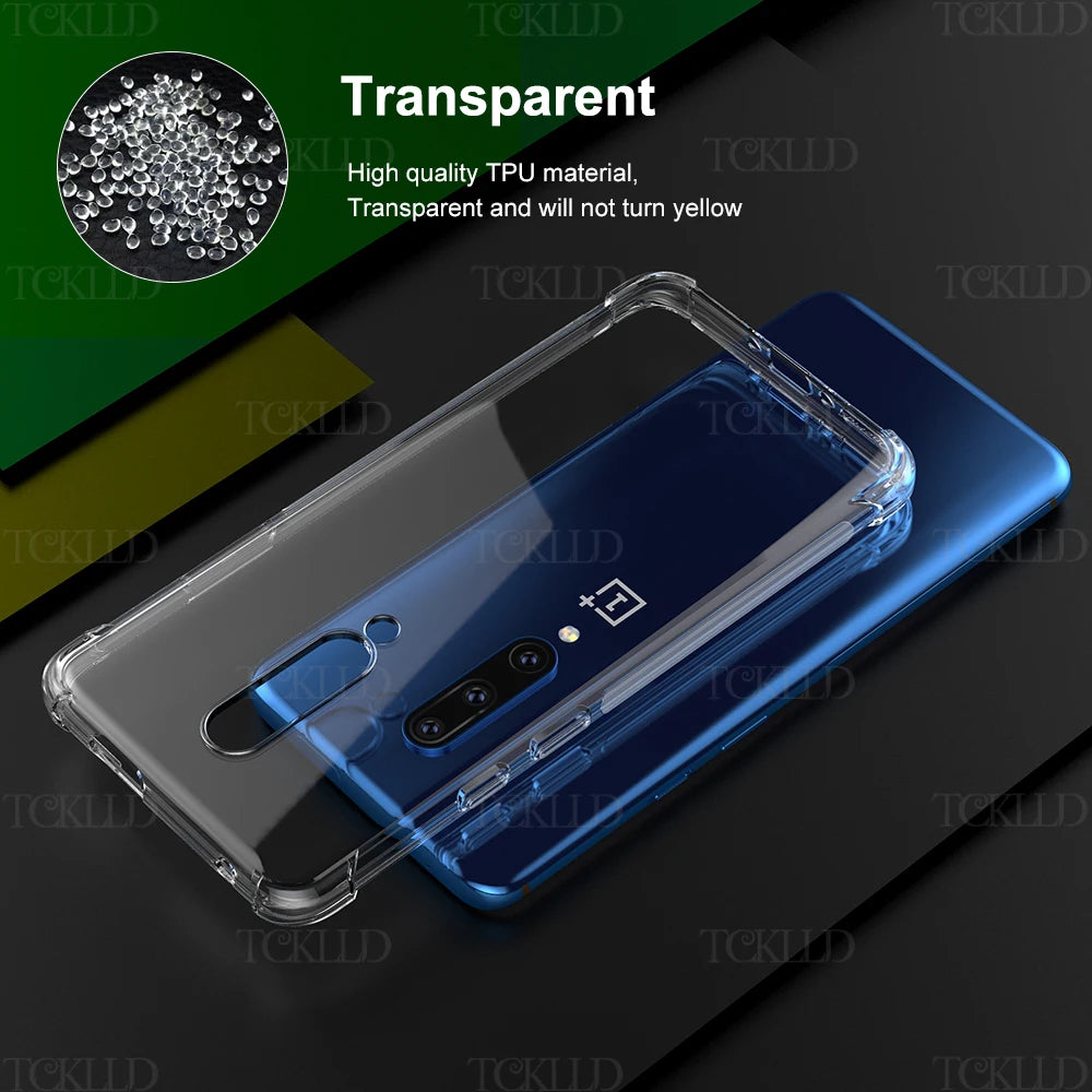 Deksel til OnePlus 6 7 8 9 10 Pro 5G Anti-shock Shockproof Case Full Cover Back OnePlus Nord CE 2 6T 7T 8T Pro ACE Shell