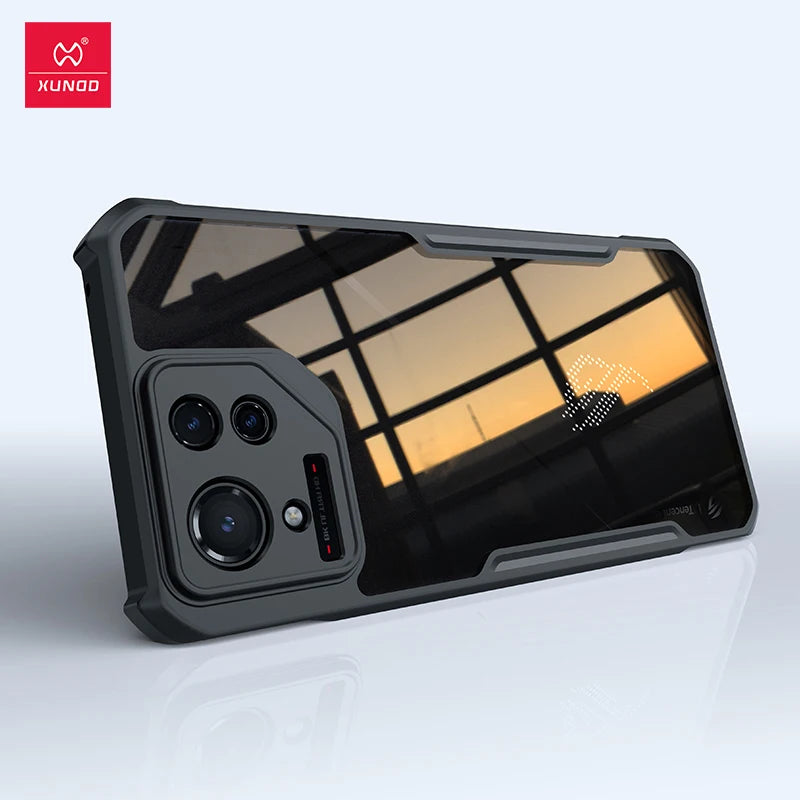 Deksel til ASUS ROG Phone 9 Pro ROG Phone 8 7 Pro Case,Airbag Shockproof TPU+Acrylic Lens Protection Back Transparent Phone Cover