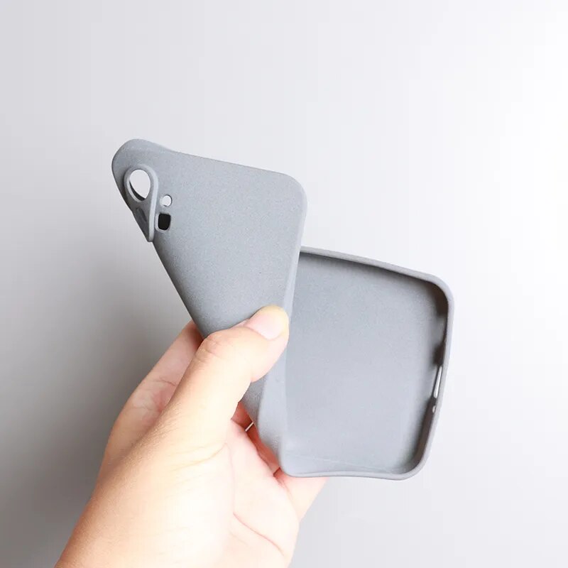 Deksel til Nothing Phone 2 1 Phone2 1 Case Sand Matte Soft Silicone Full Protect Anti-fall Antislip Anti-fingerprint Cover Shell Fundas