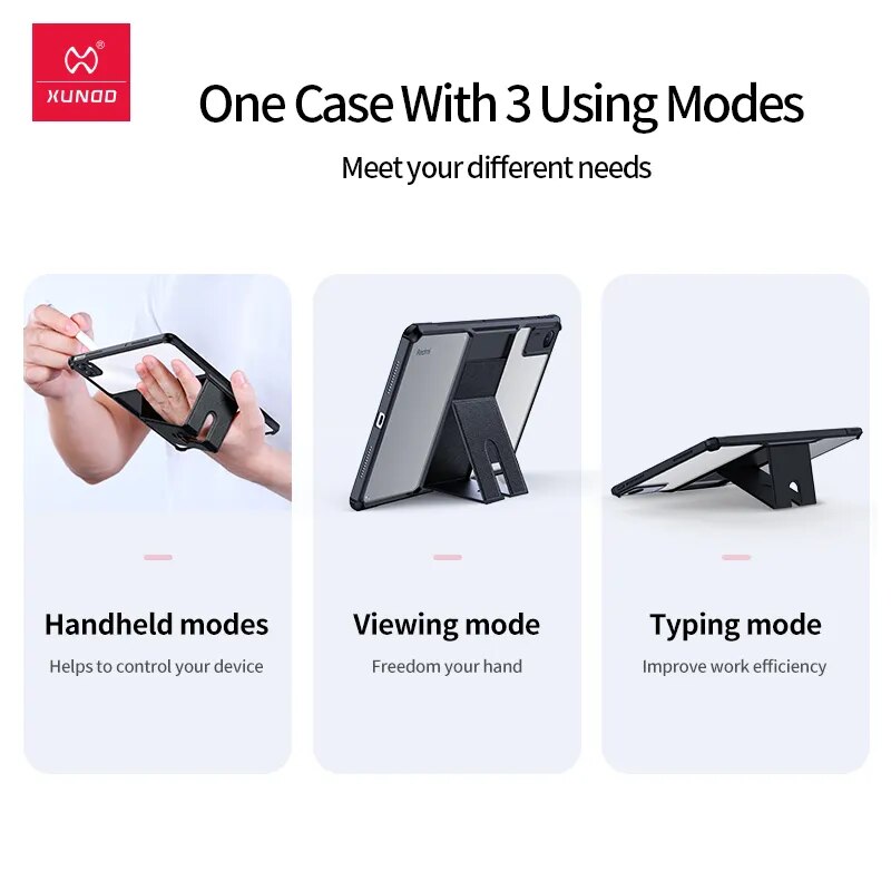 Deksel til Xiaomi Redmi Pad SE, Protective Nettbrett deksel Ultra-thin Holder Stand Shell For Redmi Pad 10.61 2022