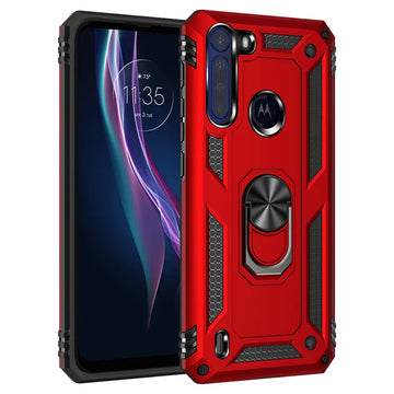 Deksel til Motorola Moto One Macro Fusion Action Vision G 5G Ace UW P40 Power Plus Holder Back Cover