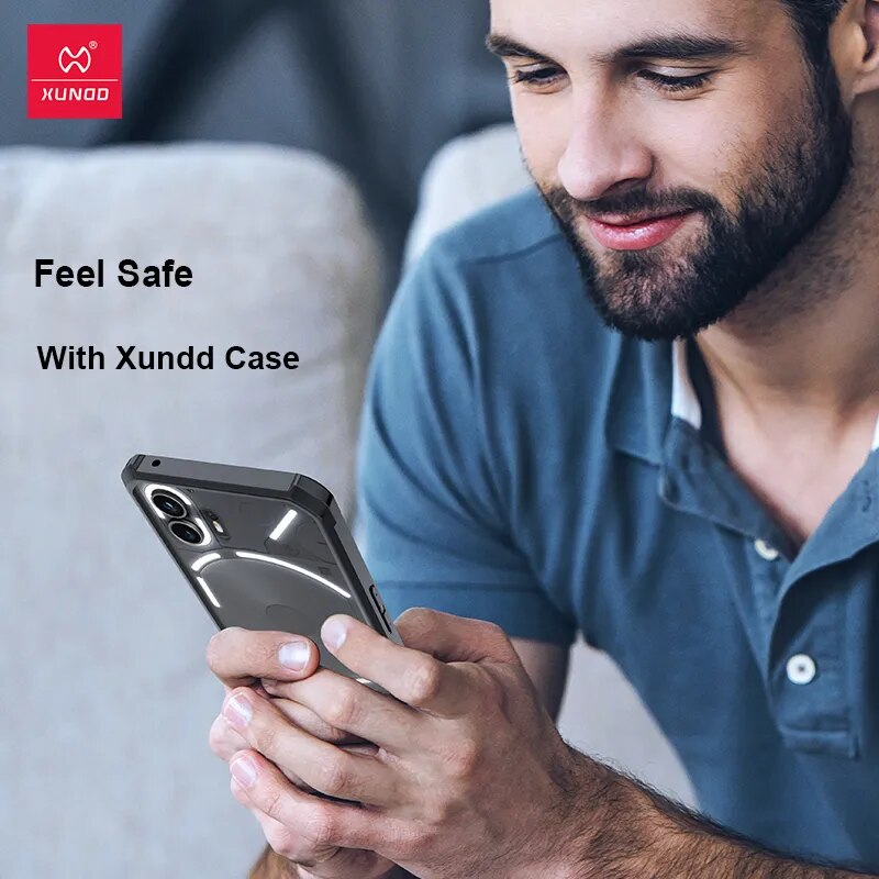 Deksel til Nothing Phone 2 Clear Case ,Transparent Phone Cover Shockproof Case Protective Shell For Nothing Phone 1 2 one two