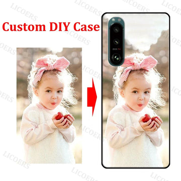 Deksel til Sony Xperia 5 10 1 VI V IV III II ACE Pro-I Cover Custom Print Photo Name Soft Matte Silicon Shockproof Shell Funda