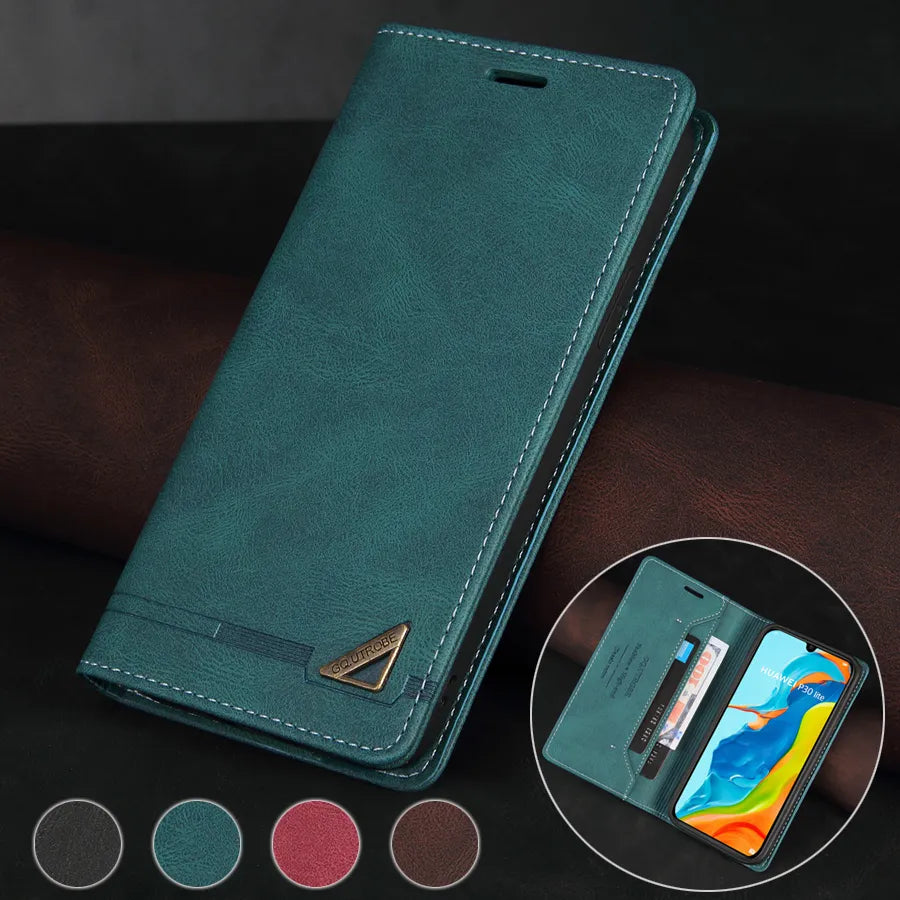 Deksel til Huawei P40 Lite E P30 P20 Lite P Smart Z 2019 2021 Y5P Y6P Y7P Honor X8 50 Lite 20 Lite 10i 10 Lite 9X