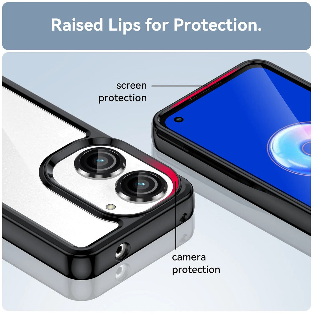 Deksel til Asus Zenfone 9 Case For Asus Zenfone 9 Cover Coque Funda Hard Translucent Shockproof Phone Bumper Asus Zenfone 9