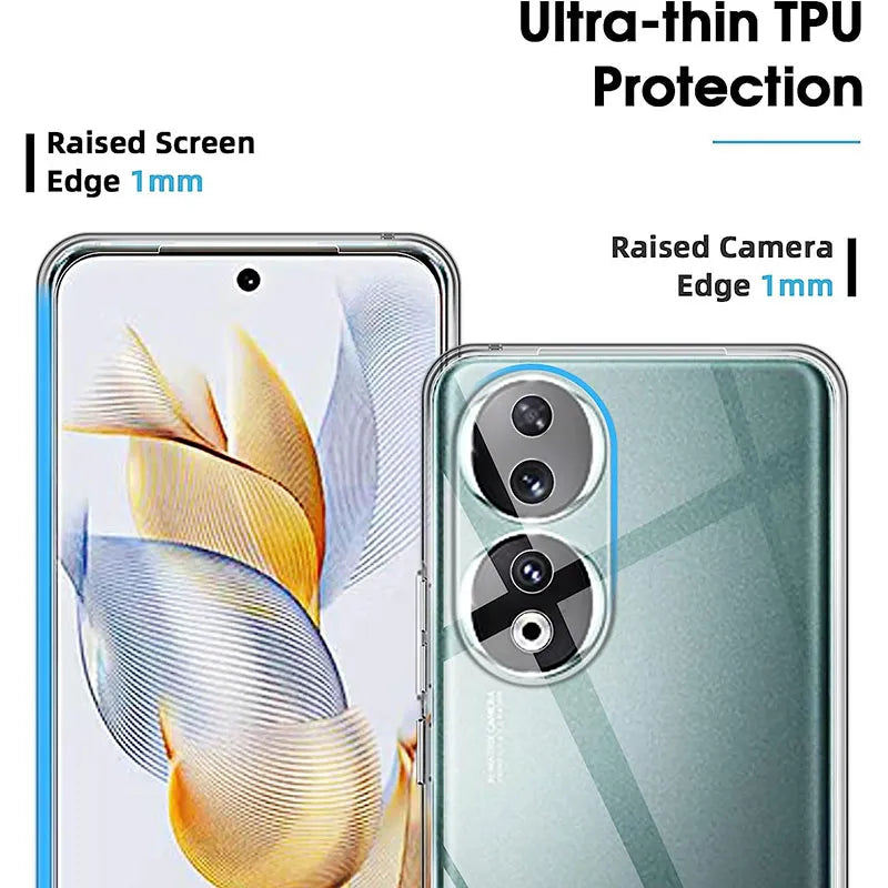 Deksel til Huawei Honor 80 90 Lite Pro 80GT 80SE X9A X8 X8A X7 X7A Clear High Quality Shell