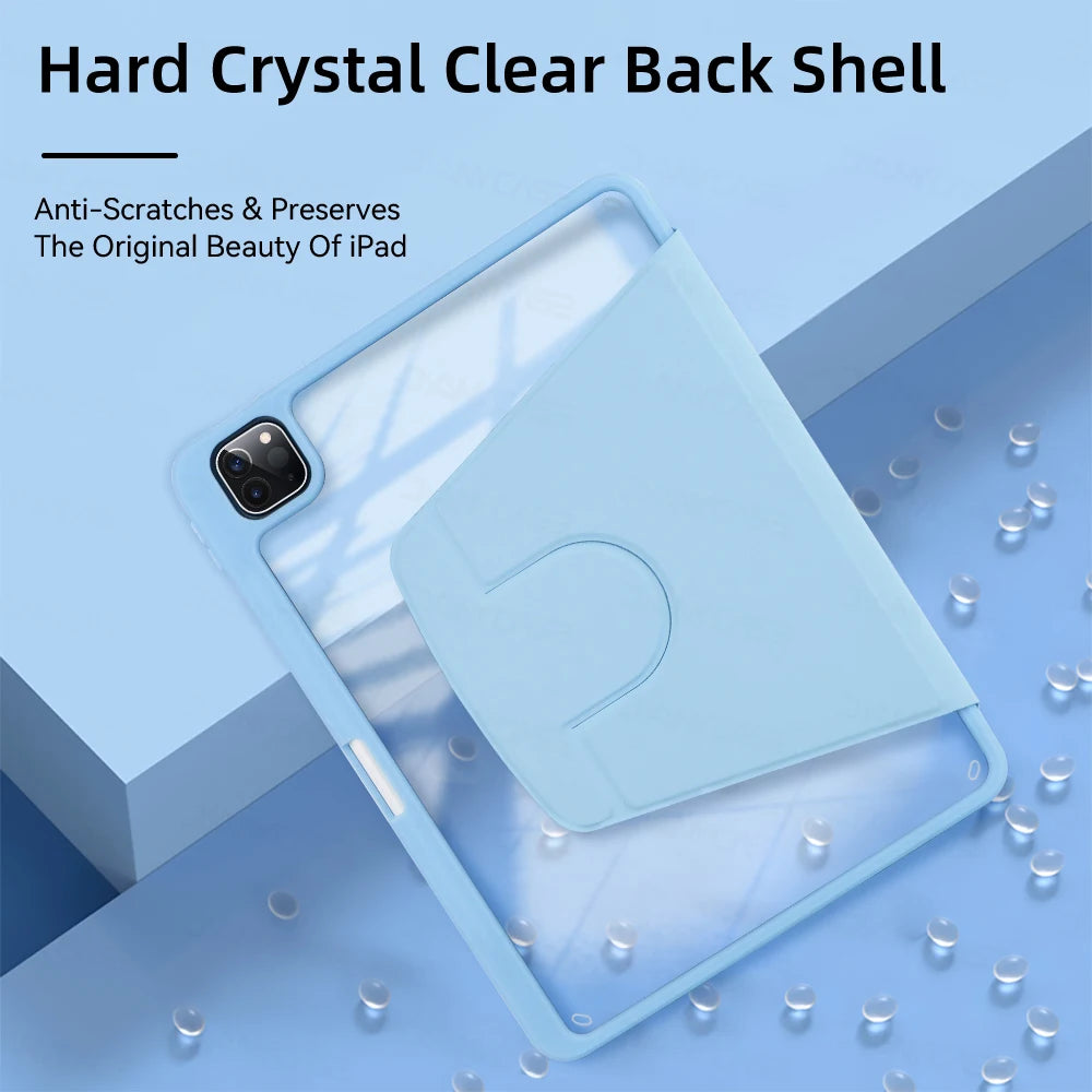 Deksel til iPad Air 5/4 10.9 deksel Pro 11 12.9 Mini 6 8.3in 2019 10.2 7/8/9th 2022 10th Generation Stand deksel