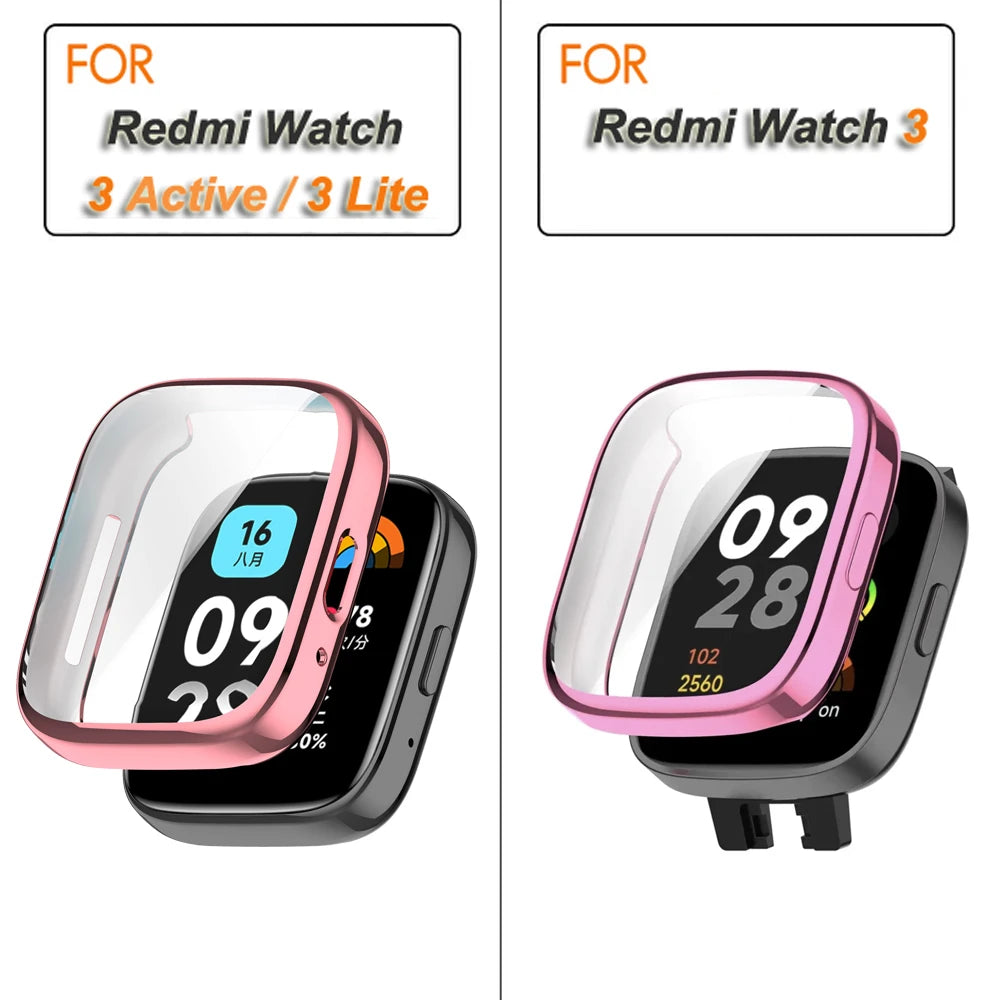 Deksel til Xiaomi Redmi Watch 3 Active heldekkende beskyttelsesdeksel