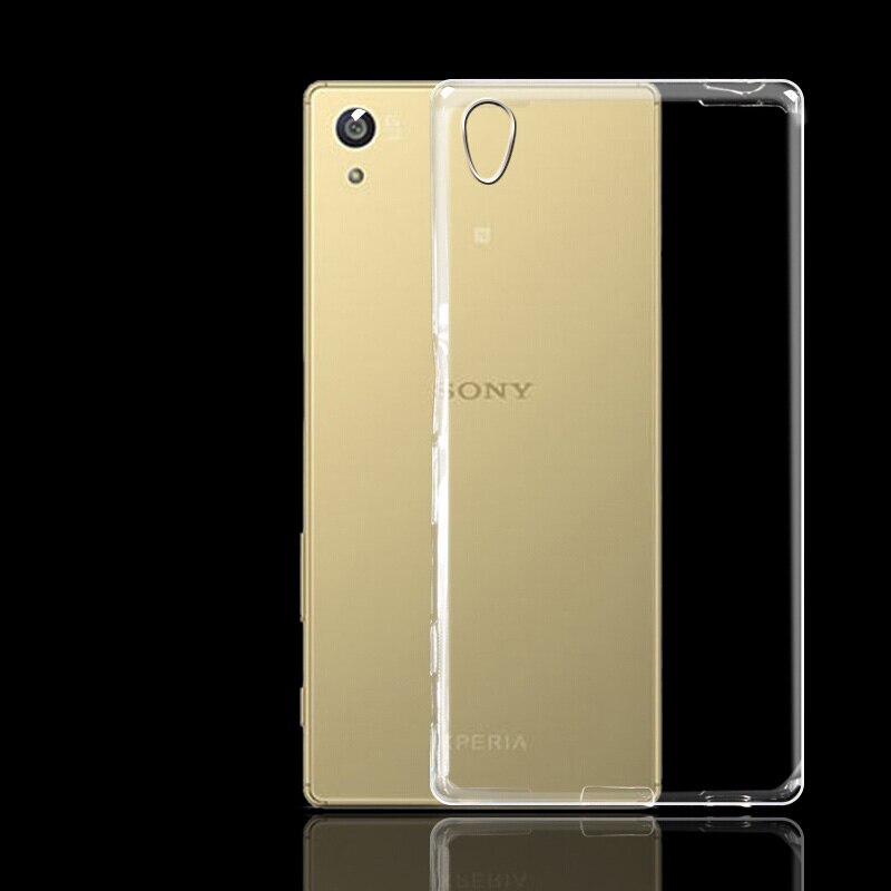 Deksel til Sony Xperia Z2 Z3 Z4 Z5 XZ XZS XZ1 XA1 XZ2 XA2 Plus Ultra XA3 Compact Premium Silicone Clear Cover