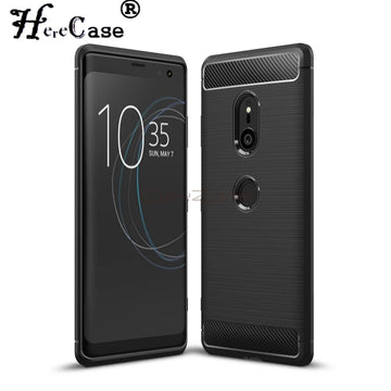 Deksel til Sony Xperia XZ3 XZ1 XZ2 Premium Case Carbon fiber Cover Shockproof Phone Cases For Sony Xperia XZ2 Compact  XZ1 Back cover