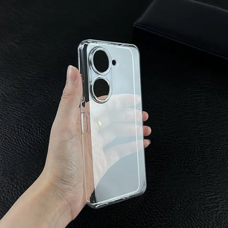 Deksel til ASUS Zenfone 10 9 8 7 6 5 5Z Case Flexible Soft Crystal Clear TPU Cover Ultrathin Shockproof Shell Back Fundas Phone Coque