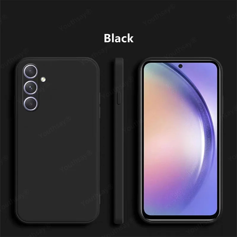 Deksel til Samsung Galaxy A16 deksel Samsung Galaxy A16 A56 A36 A15 A55 Soft Original Liquid Silicone deksel Samsung A16
