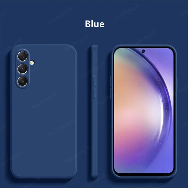 Deksel til Samsung Galaxy A16 deksel Samsung Galaxy A16 A56 A36 A15 A55 Soft Original Liquid Silicone deksel Samsung A16