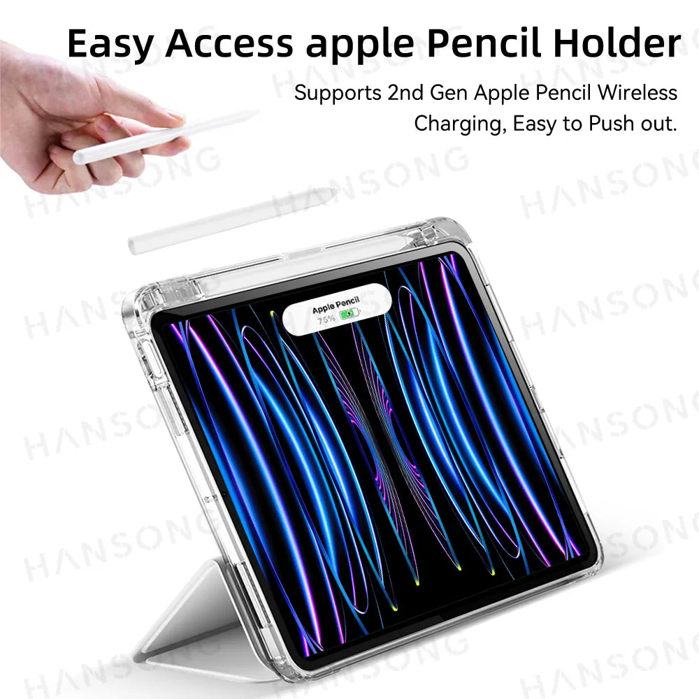 Deksel til iPad deksel For iPad 10th Gen Pro 12.9 4th 5th 6th Pro 11 2nd 3rd 4th Air 4 5 10.9 iPad 10.2 7th 8th 9th 10.5 9.7 mini 6 deksel