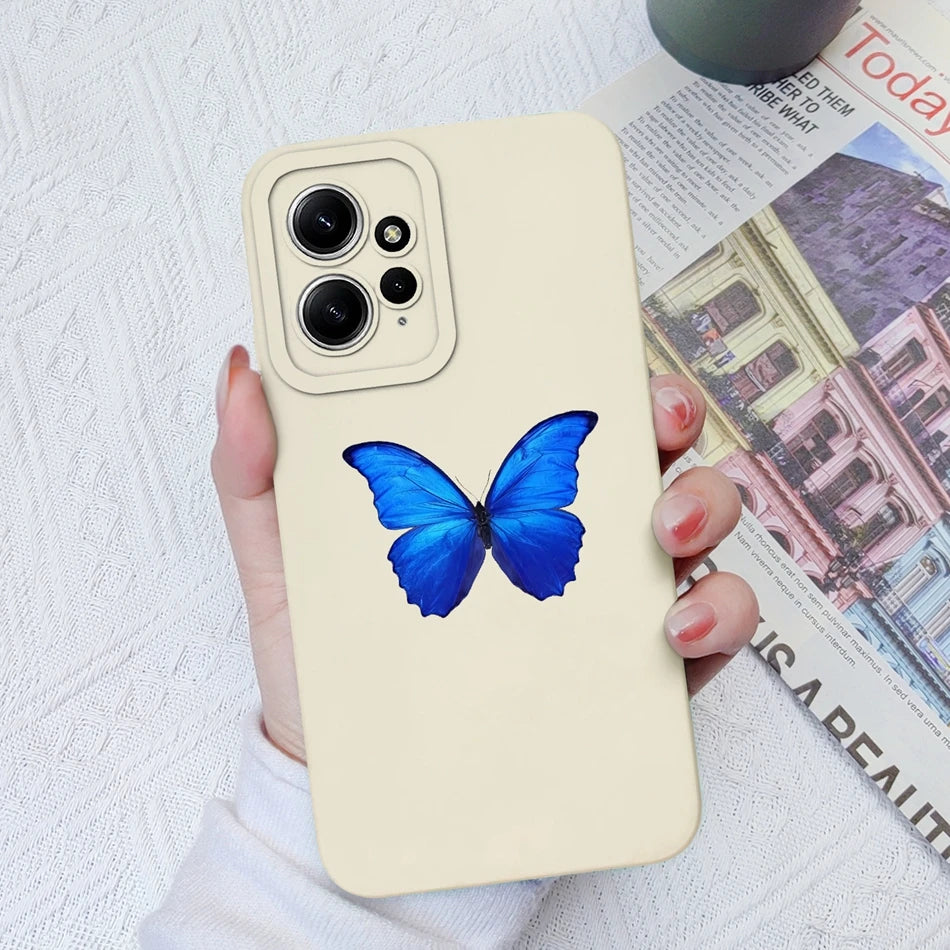Deksel til Xiaomi Redmi Note 12 12S 4G 5G Patterned Full Protection Soft Liquid Silicone Cartoon deksel For Redmi Note 12 S