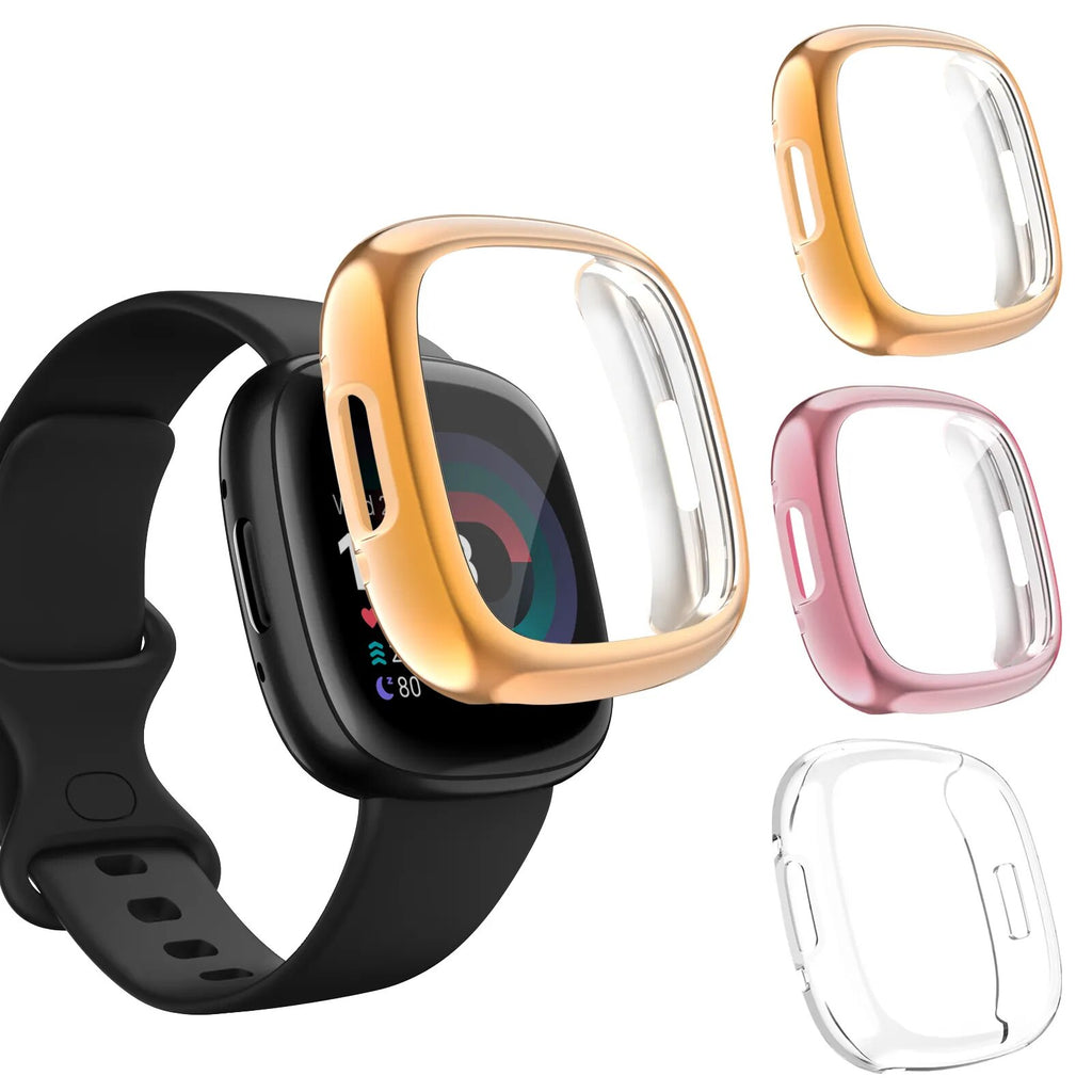 Deksel til Fitbit Versa og Sense galvanisert bumper (Design A)