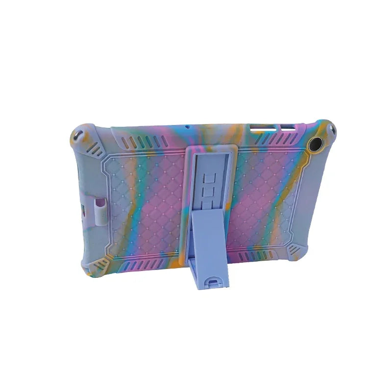 Deksel til Samsung Galaxy Tab A9+11"plus 2023 SM-X210 X215 X216 A9 8.7 SM-X110/X115 støtsikkert silikondeksel med stativ for barn