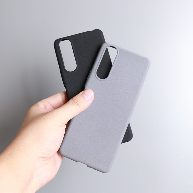 Deksel til Sony Xperia 5 V IV 10 1 III II Ace Case Hollow Out Sand Matte Soft Full Protect Anti-fall Anti-fingerprint Cover Shell Funda