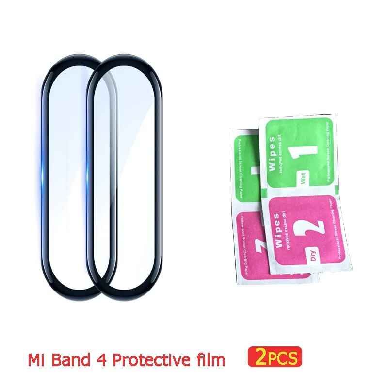 Deksel til Xiaomi Mi band 6 7 Miband Soft Glass Protective Smart Watch xiaomi mi band 5 4 3 Film