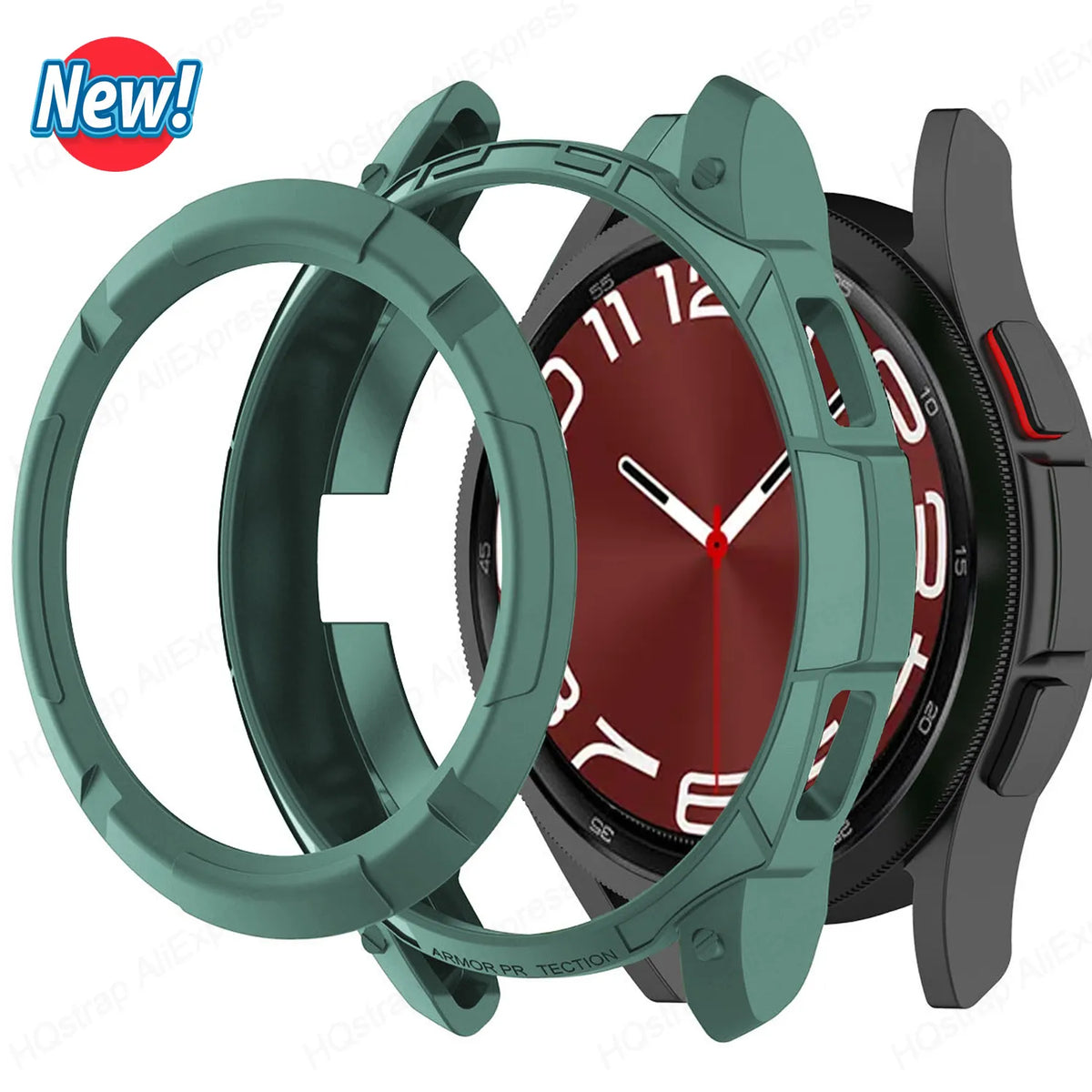 Deksel til Samsung Galaxy Watch 4 Classic 42mm 46mm beskyttende TPU-ramme