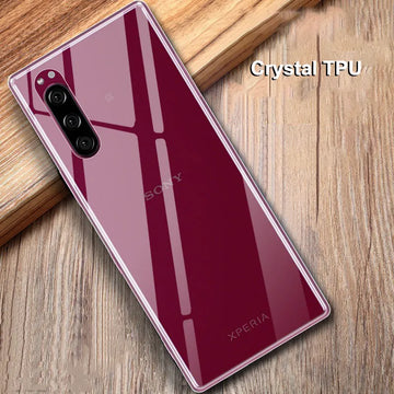 Deksel til Sony Xperia 10 5 1 V IV III II Pro Ace 8 XZ4 Case Flexible Soft Crystal Clear TPU Cover Ultrathin Shockproof Shell Fundas