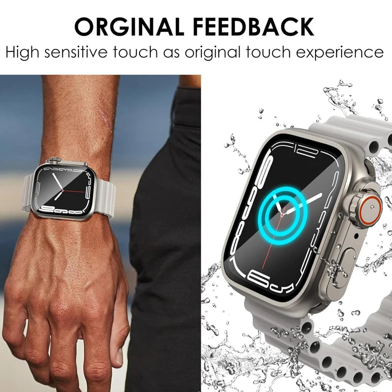 Deksel til Apple Watch Series 4-9 (40-45mm) - Hard PC for- og bakdeksel