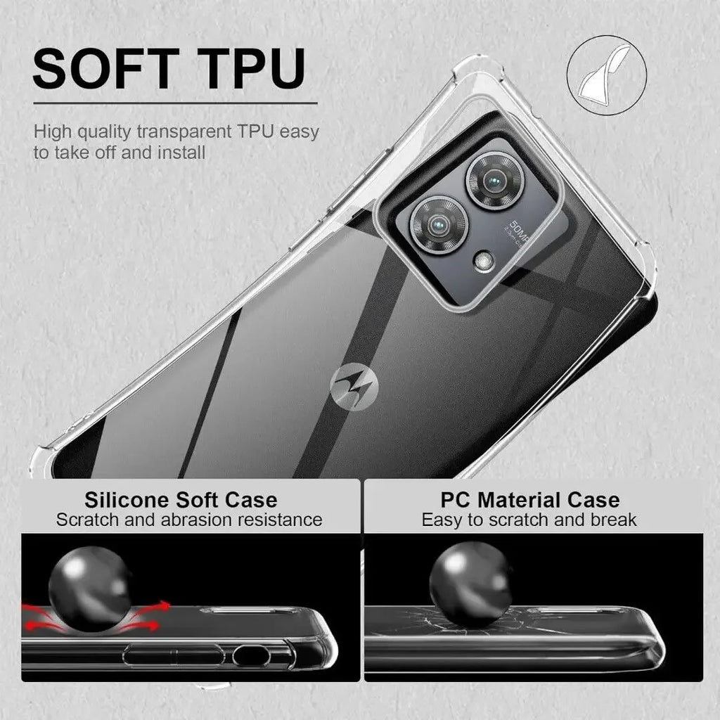 Deksel til Motorola G05 G75 G85 G35 G55 E14 G04S G24 G15 Power G84 G34 G54 G14 Protective Cover Fundas Coque