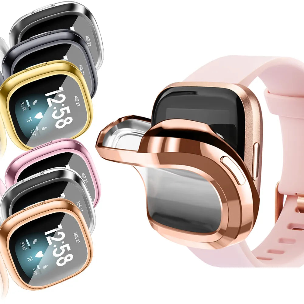 Deksel til Fitbit Versa 2, Versa 3 og Versa Lite mykt TPU-deksel